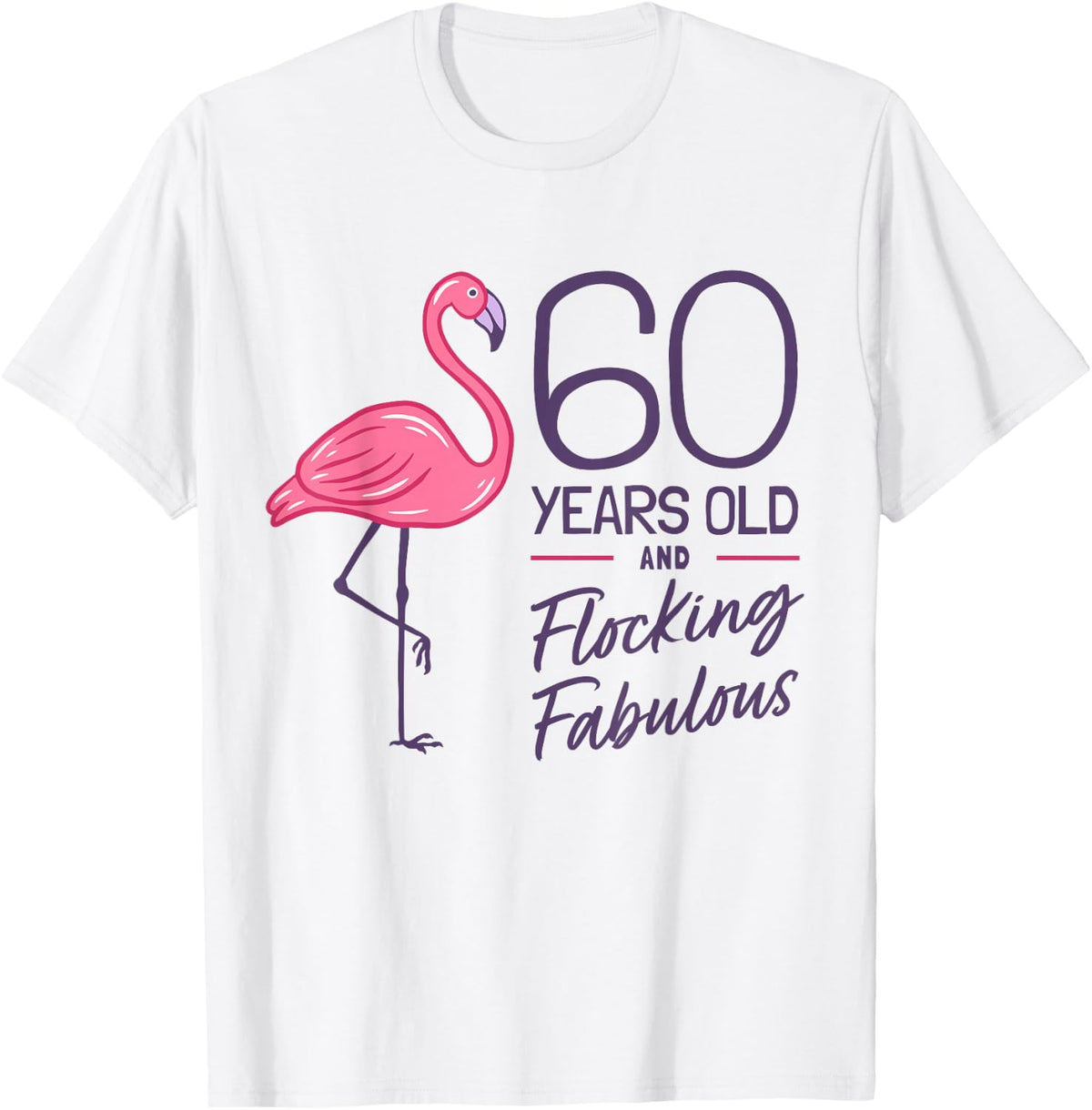 Flamingo Milestone 60 Years Flamingo 60th Birthday T-Shirt