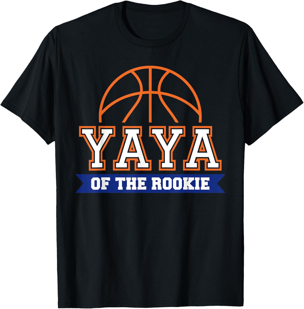 Yaya of Rookie 1st Birthday Basketball Theme Matching Party T-Shirt
