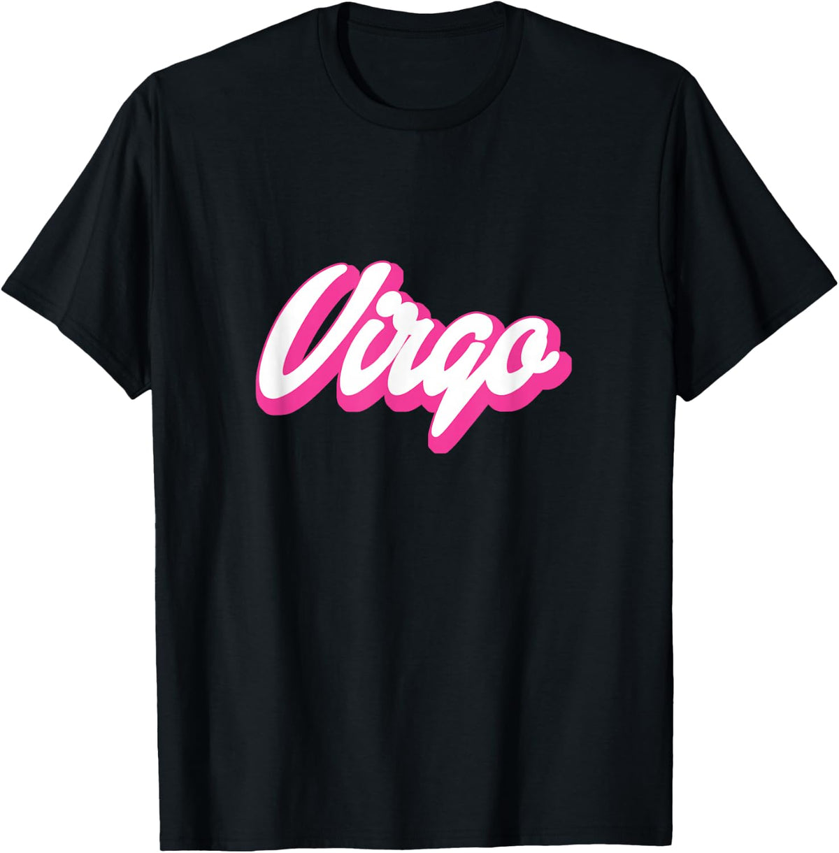 Virgo Zodiac Hot Pink Birthday Sign T-Shirt