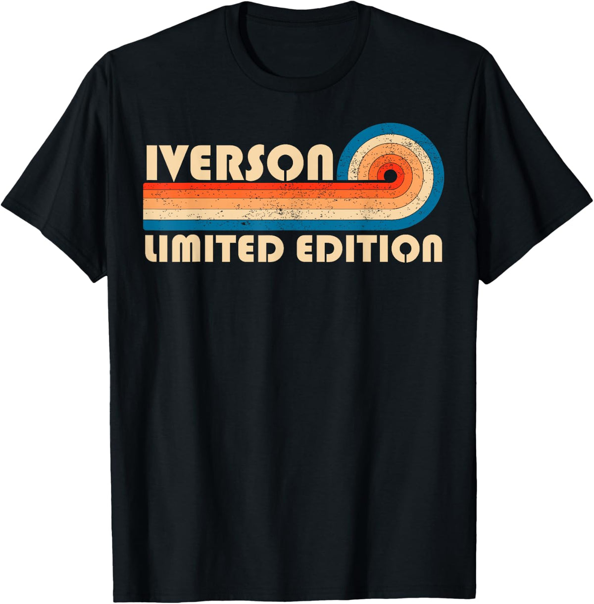 Iverson Surname Retro Vintage 80s 90s Birthday Reunion T-Shirt