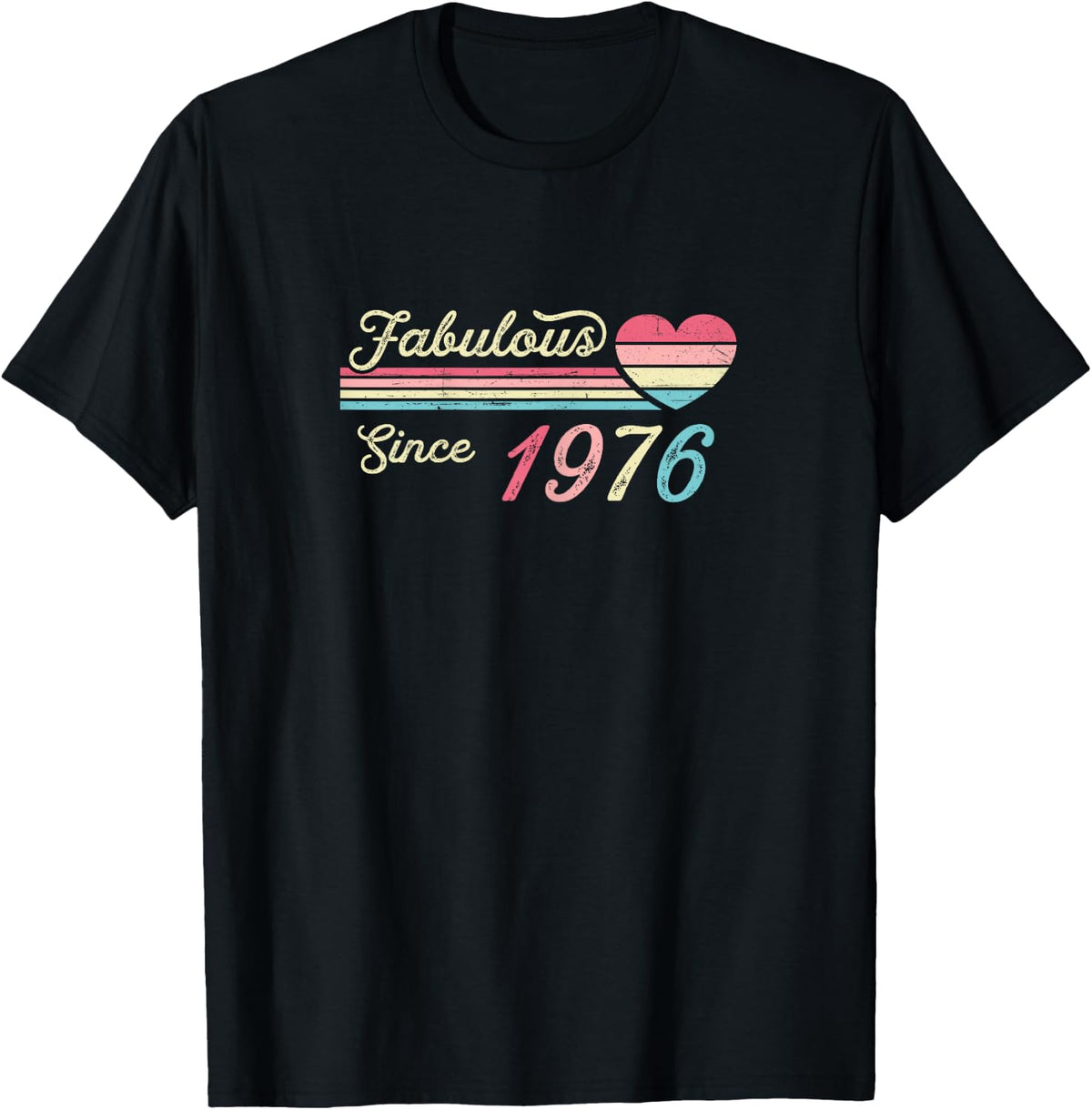 Vintage Fabulous Since 1976 Birthday T-Shirt