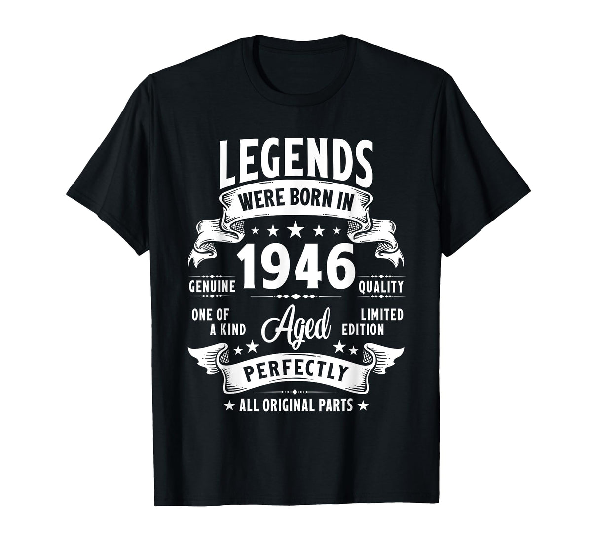 Vintage 1946 79 Year Old Gifts For Men Women 79th Birthday T-Shirt