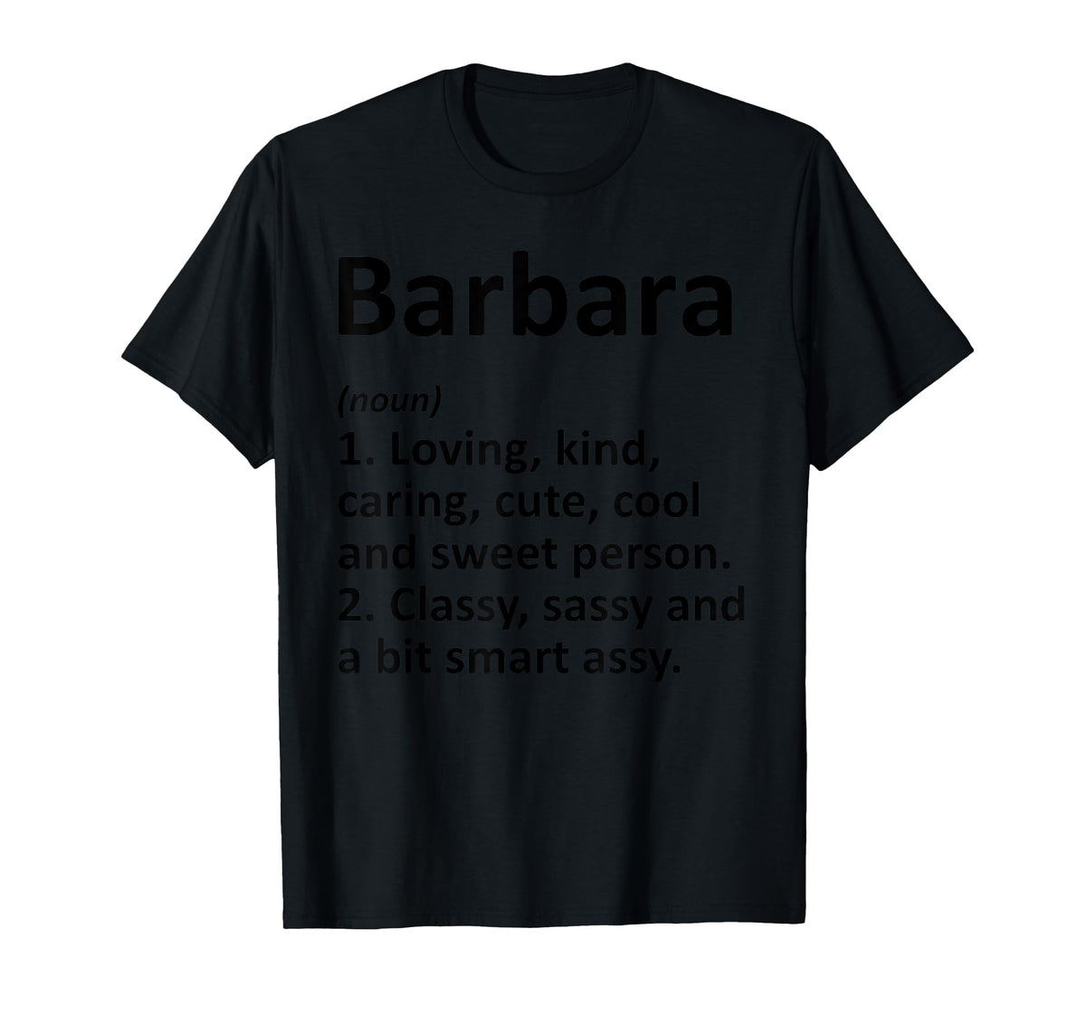 BARBARA Definition Personalized Funny Birthday Gift Idea T-Shirt
