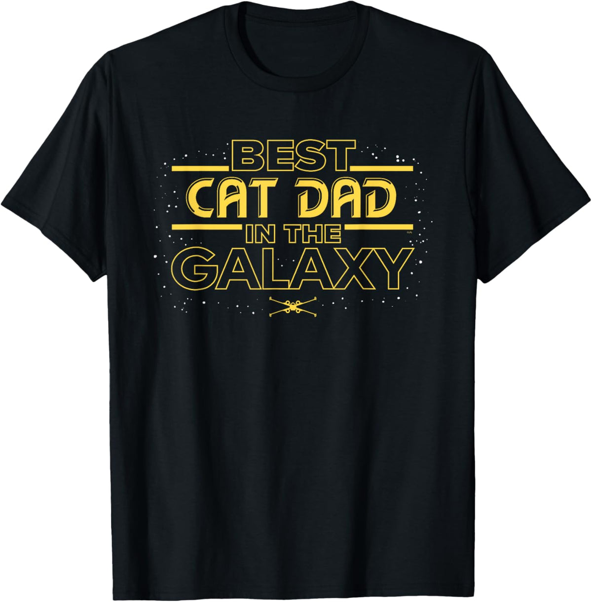 Star Wars Best Cat Dad in the Galaxy Birthday Father’s Day T-Shirt