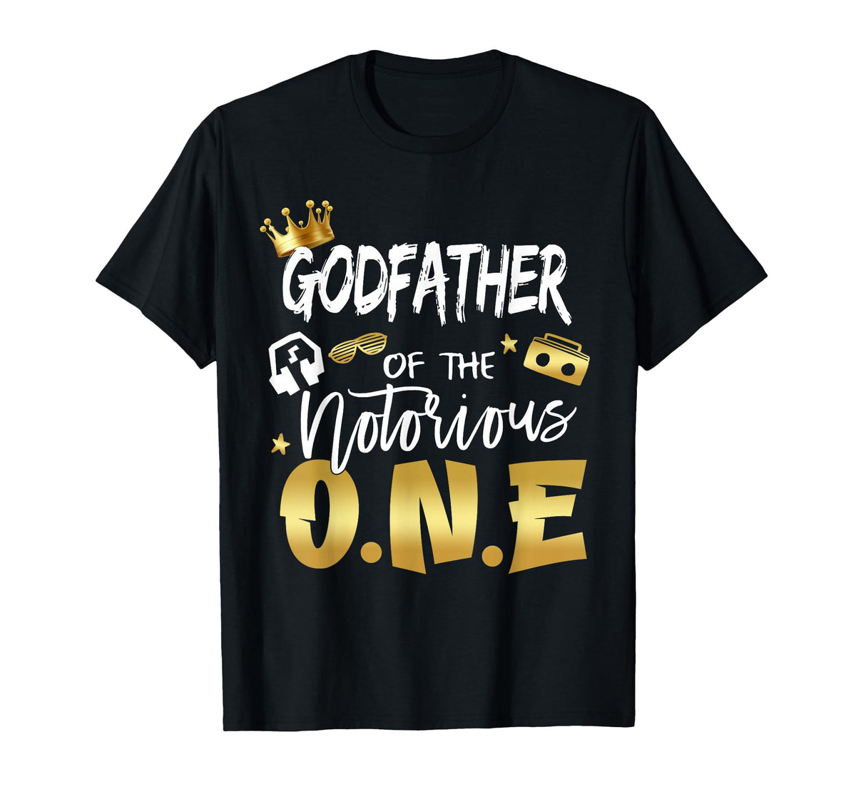 Godfather Of The Notorious One Old School 1st Birthday T-Shirt