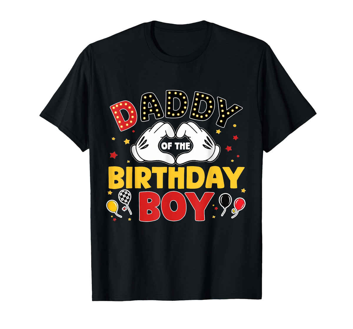 Funny Daddy Of The Birthday Boy Family Matching Party T-Shirt