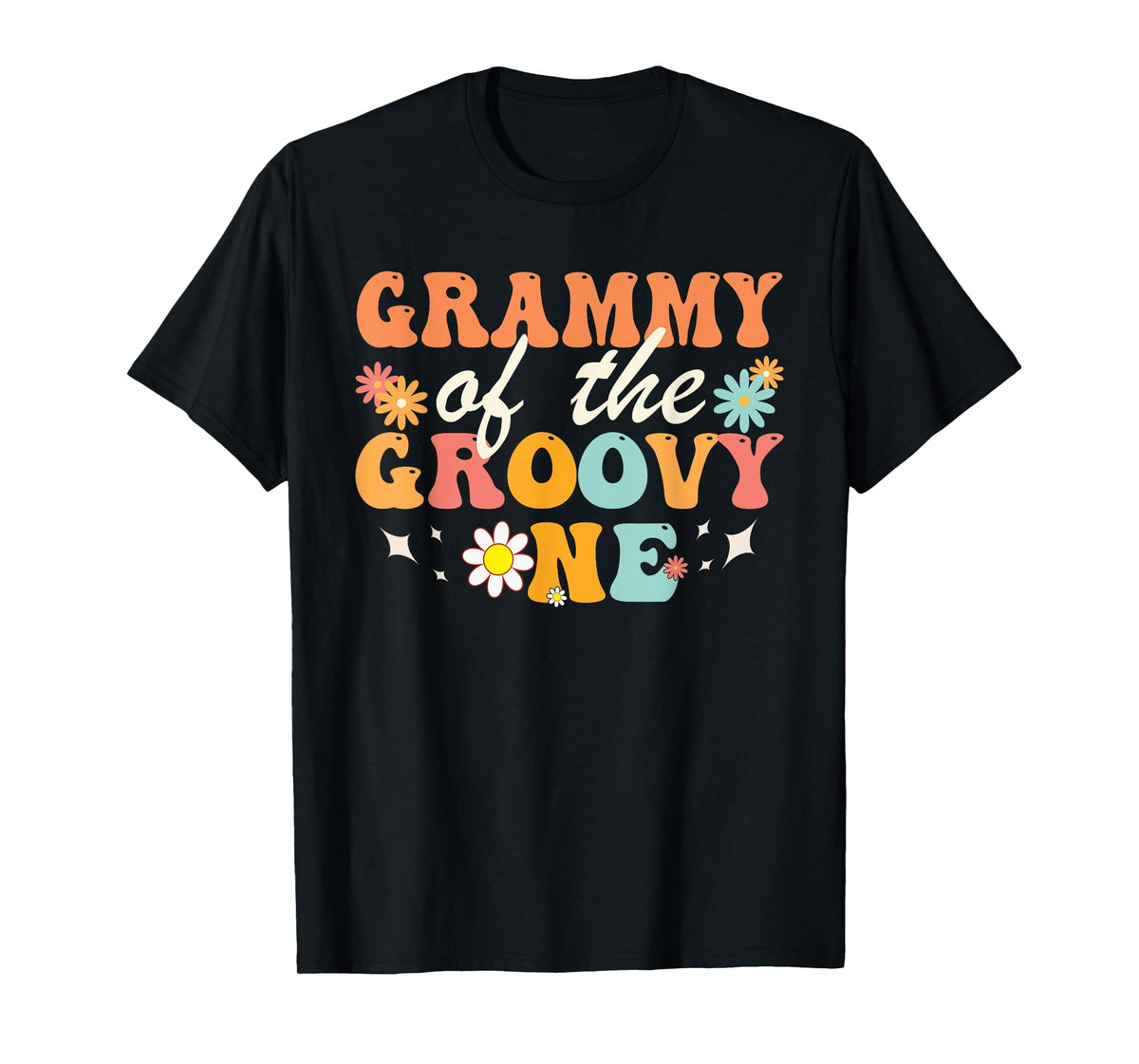 Grammy of Groovy One Matching Family First Birthday Party T-Shirt