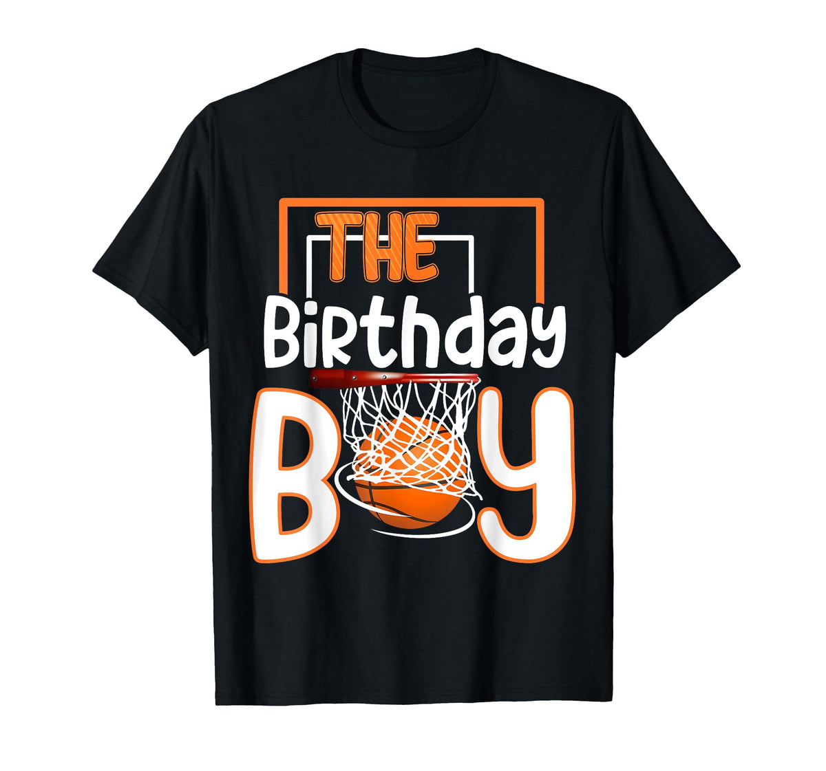Boy Of The Birthday Basketball Family Matching Bday Party T-Shirt