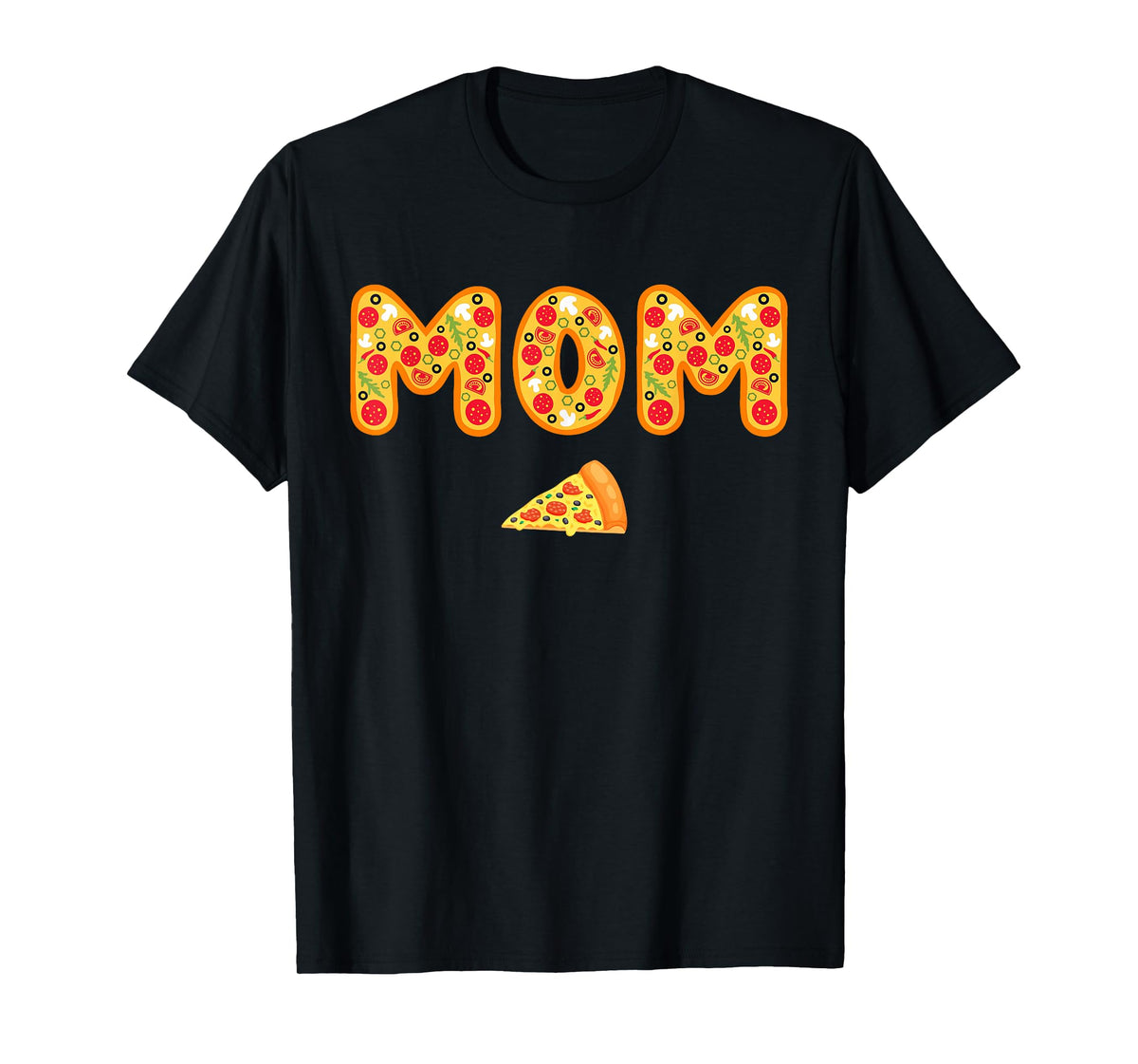 Mom Mama Matching Birthday Squad Crew Pizza Family T-Shirt