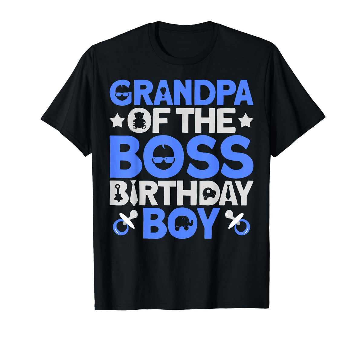 Grandpa Of The Boss Birthday Party Outfit Like A Boss T-Shirt