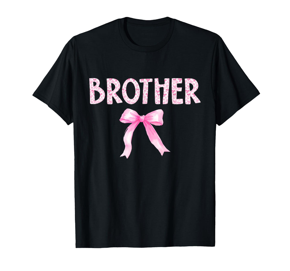 Brother Birthday Squad Matching Coquette Bow Family Party T-Shirt