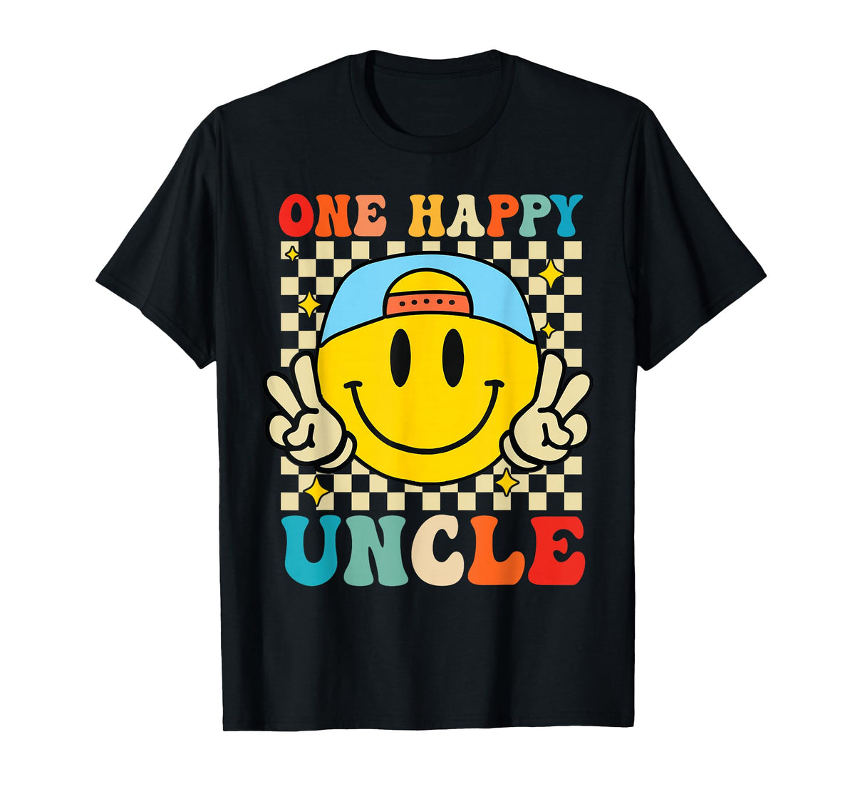 One Happy Dude Uncle 1st Birthday Family Matching T-Shirt