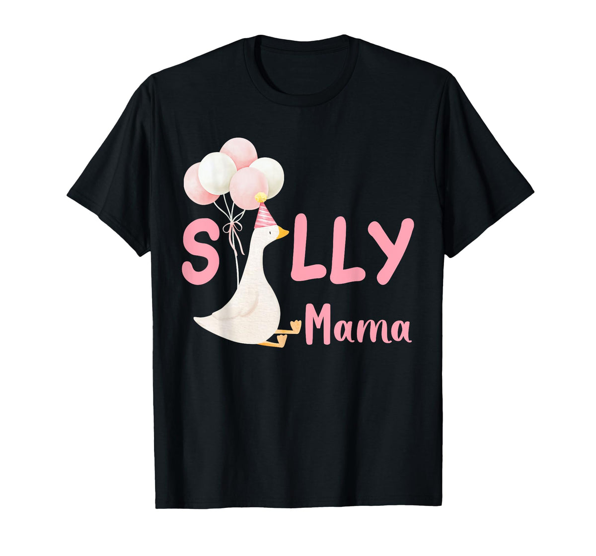 Silly Mama Goose Family Matching Birthday Squad Crew T-Shirt