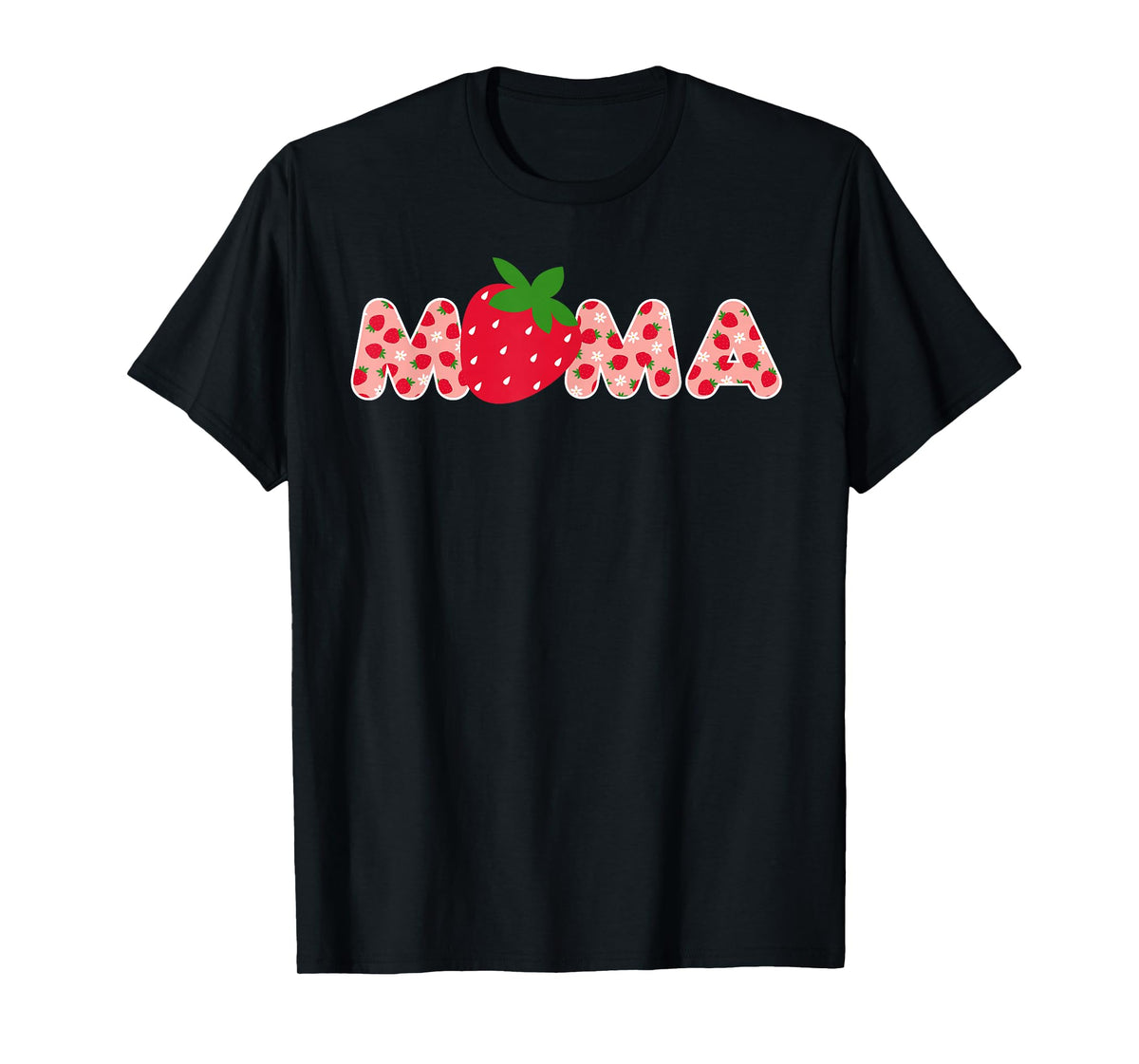 Mama Strawberry First Birthday Family Funny Strawberry T-Shirt