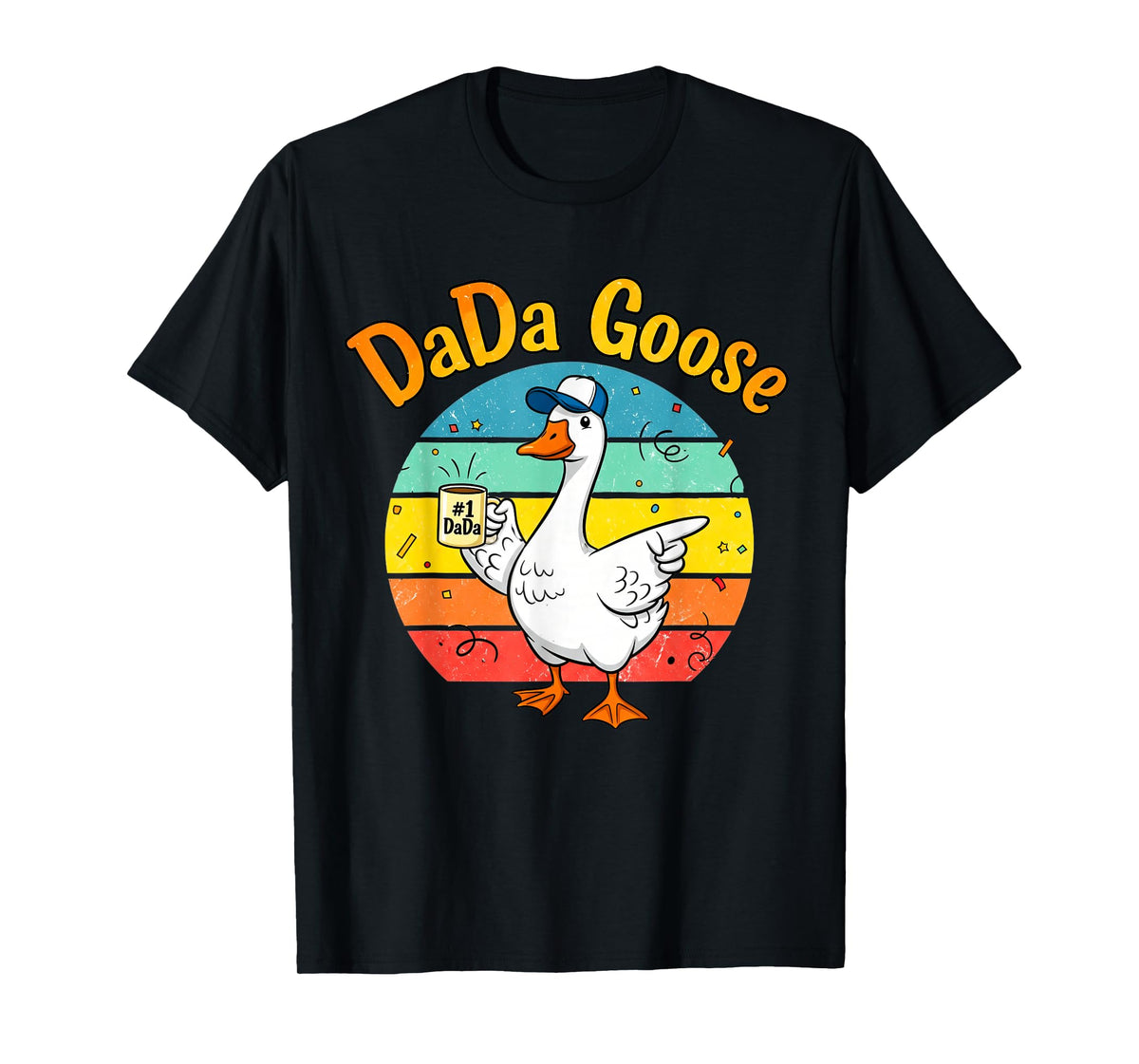 Silly Goose Dada 1st Birthday Matching Family Party T-Shirt