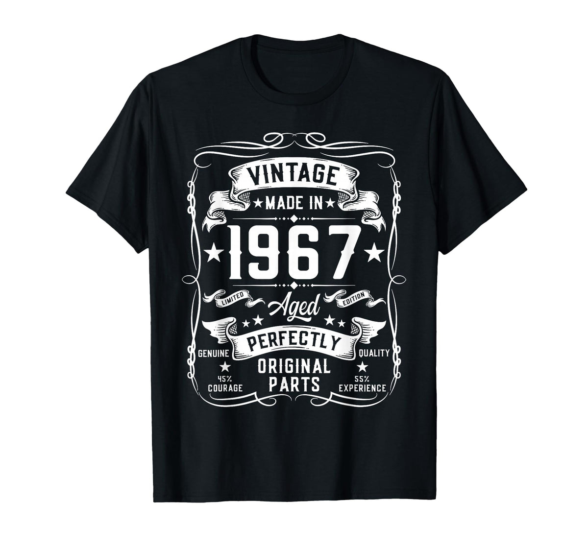 Vintage 1967 58 Years Old Gifts for Men 58yr 58th Birthday T-Shirt