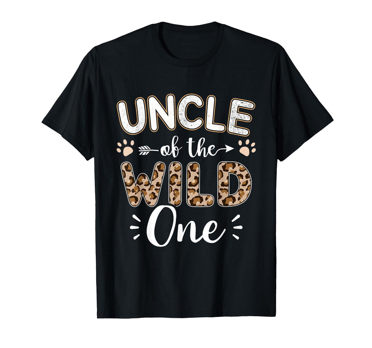 Uncle of the wild one birthday girl matching family party T-Shirt