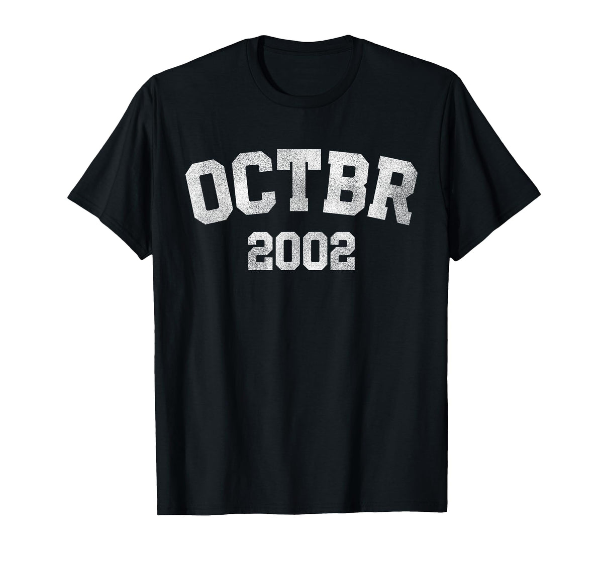 October - Vintage 2002 23rd Birthday Bday 23 Years Old T-Shirt