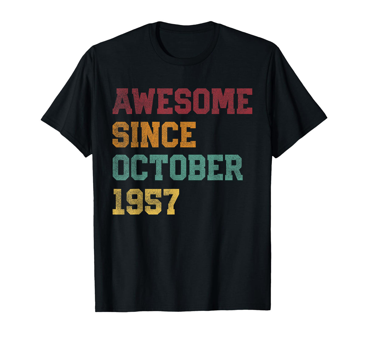 Awesome Since October 1957 68th Birthday 68 Years Old T-Shirt