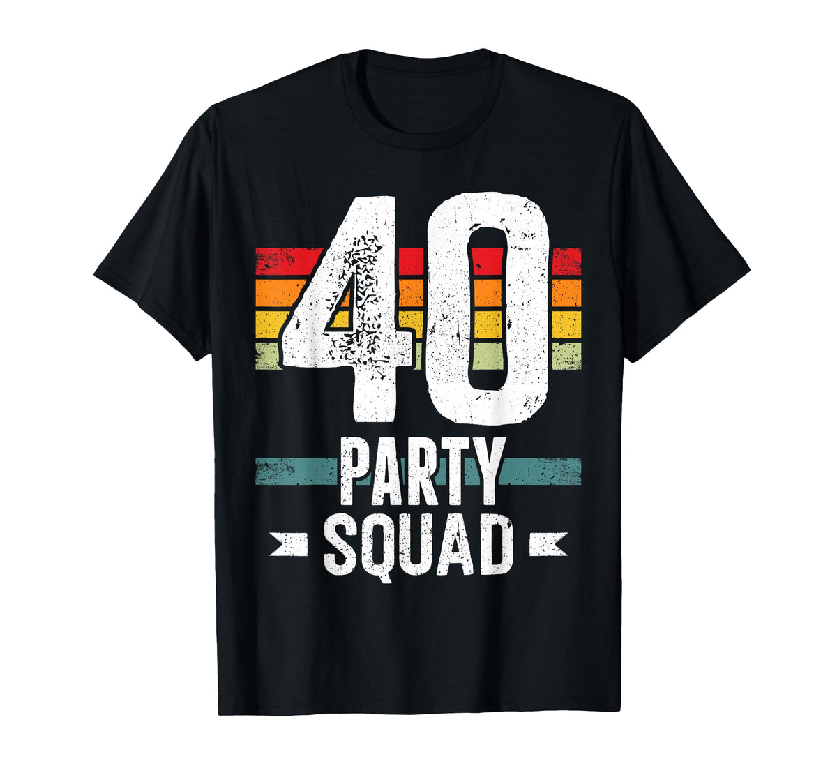 40 Birthday 40 Party Crew Squad 40th Bday Group Birthday T-Shirt