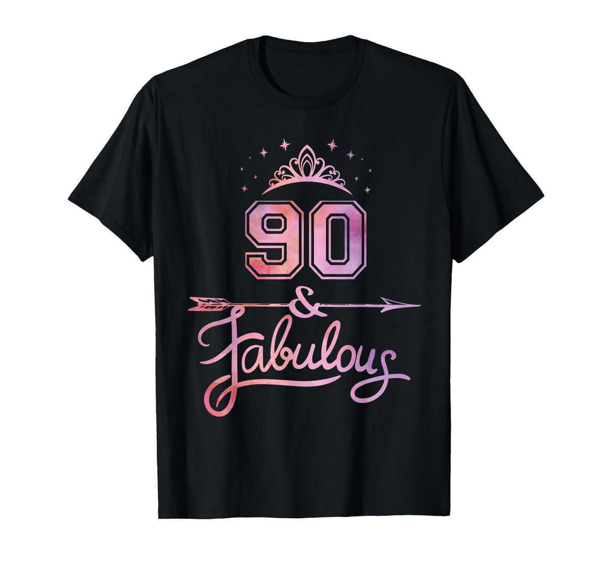 Women 90 Years Old And Fabulous Happy 90th Birthday T-Shirt