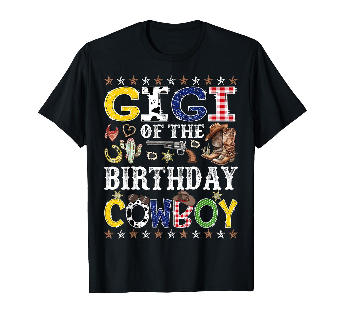 Gigi Of The Birthday Cowboy Western Rodeo Gigi T-Shirt