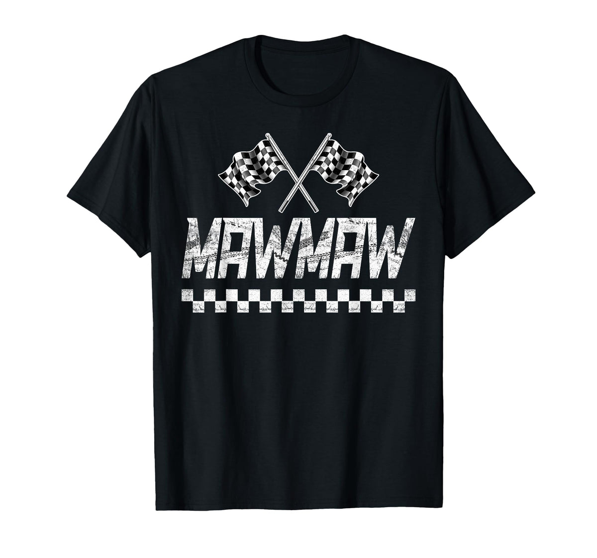 Mawmaw Pit Crew Family Racing Birthday Race Car T-Shirt