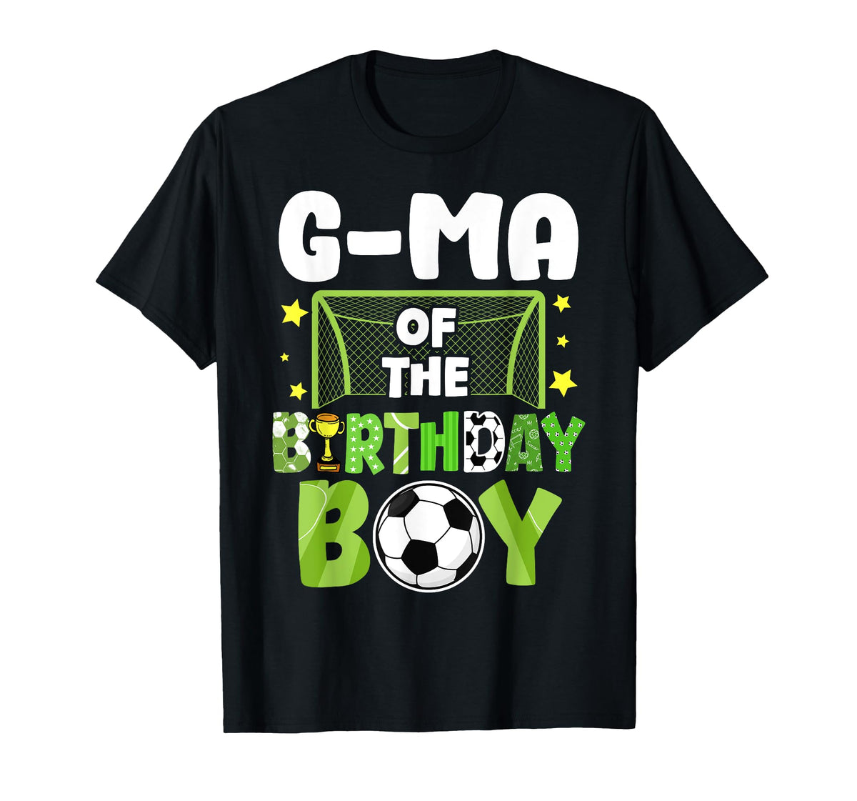 Soccer G-Ma Birthday Boy Party Soccer Family Matching T-Shirt