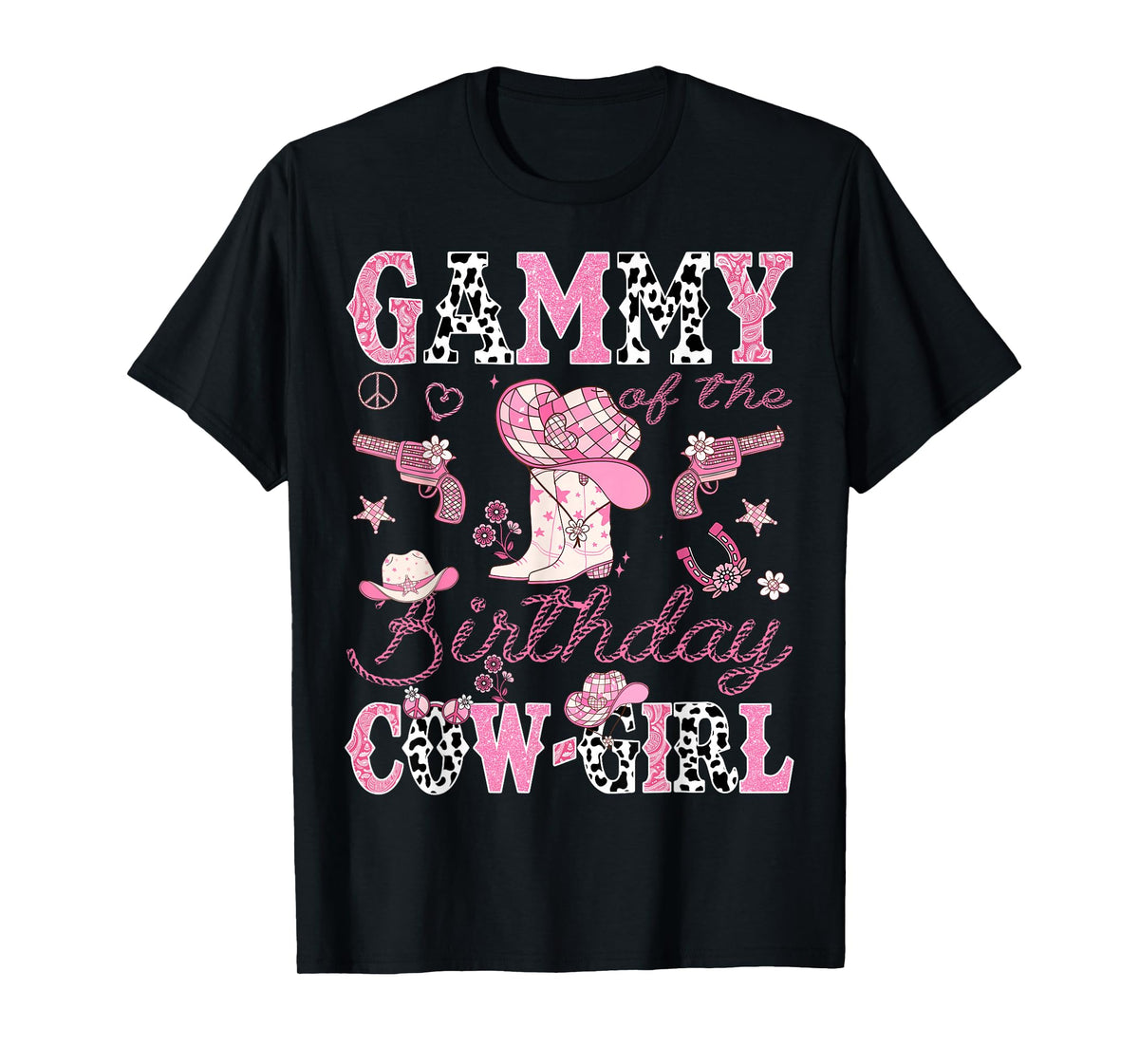 Gammy Of The Birthday CowGirl Western Rodeo Gammy T-Shirt