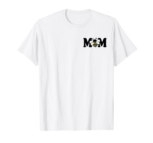 Mom Bee Cute Beekeeping Birthday Party Matching Family Mama T-Shirt