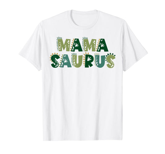 Mamasaurus DadaSaurus Matching Family Dinosaur Birthday T-Shirt
