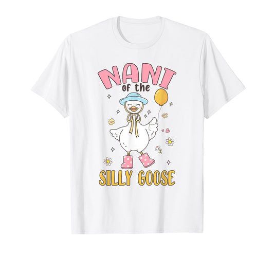 Nani of The Silly Goose First Birthday Family Matching T-Shirt