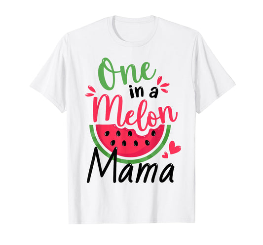 One in a Melon Mama 1st Birthday Party Family Matching T-Shirt