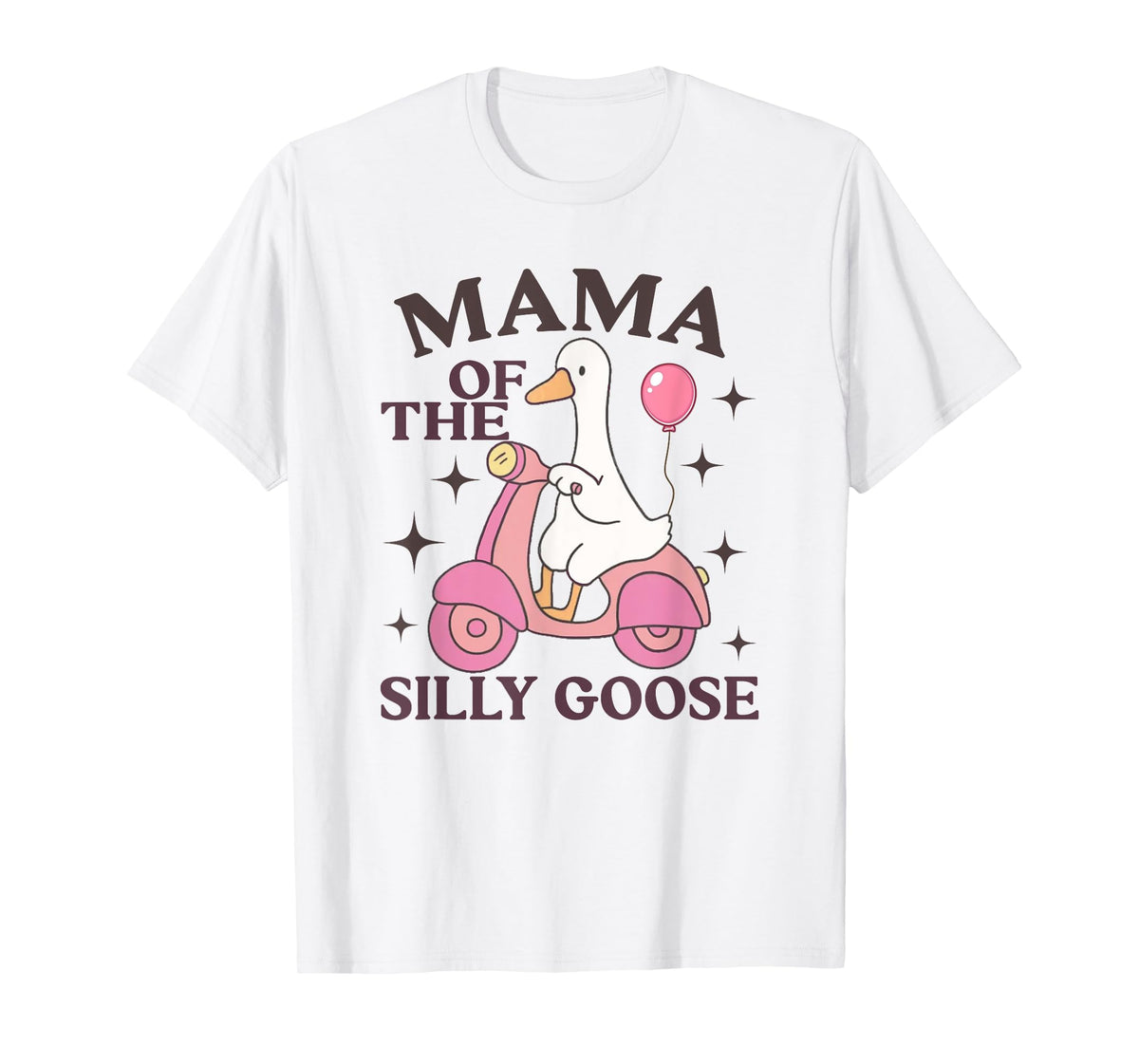 Mama Goose On The Loose Funny Birthday Matching Family T-Shirt