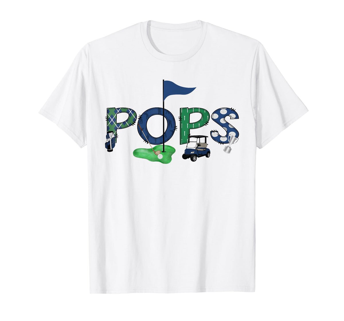 Pops Of The Birthday Boy Hole in One Golf Sport Matching T-Shirt