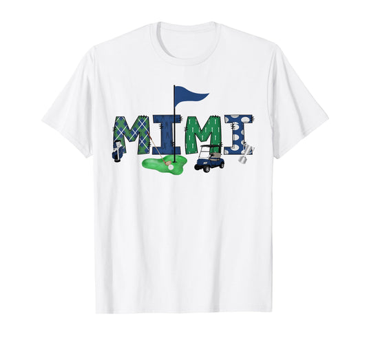 Mimi Of The Birthday Boy Hole in One Golf Sport Matching T-Shirt