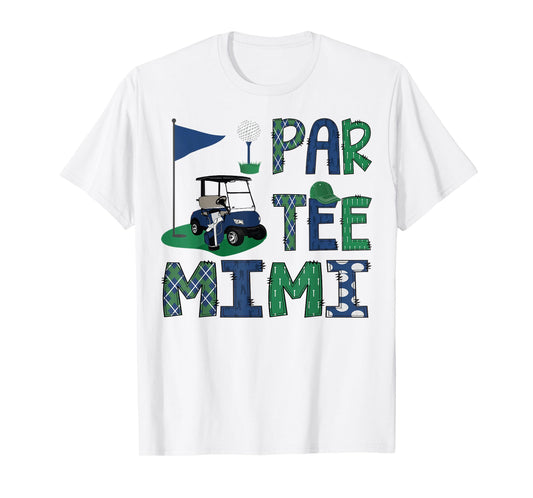 Par-Tee Mimi Golf Lover Birthday Party Family Matching T-Shirt