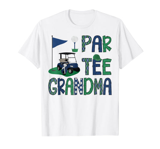 Par-Tee Grandma Golf Lover Birthday Party Family Matching T-Shirt
