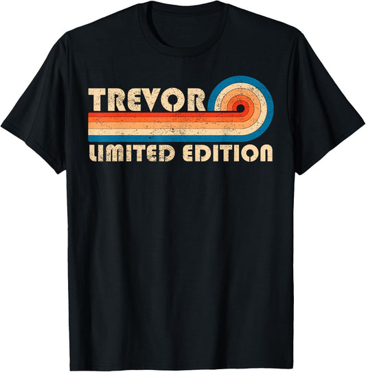 TREVOR First Name Funny Retro Vintage Birthday T-Shirt