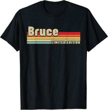 Bruce Gift Name Personalized Birthday Funny Christmas T-Shirt