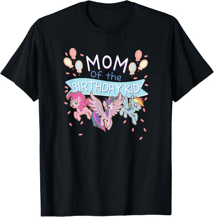 My Little Pony Birthday Mom Group Shot T-Shirt