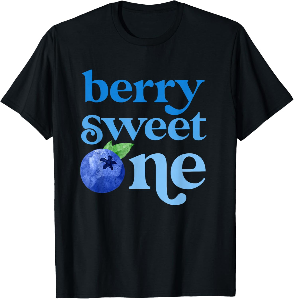 First Birthday Berry Sweet One Blueberry 1st Bday Family T-Shirt