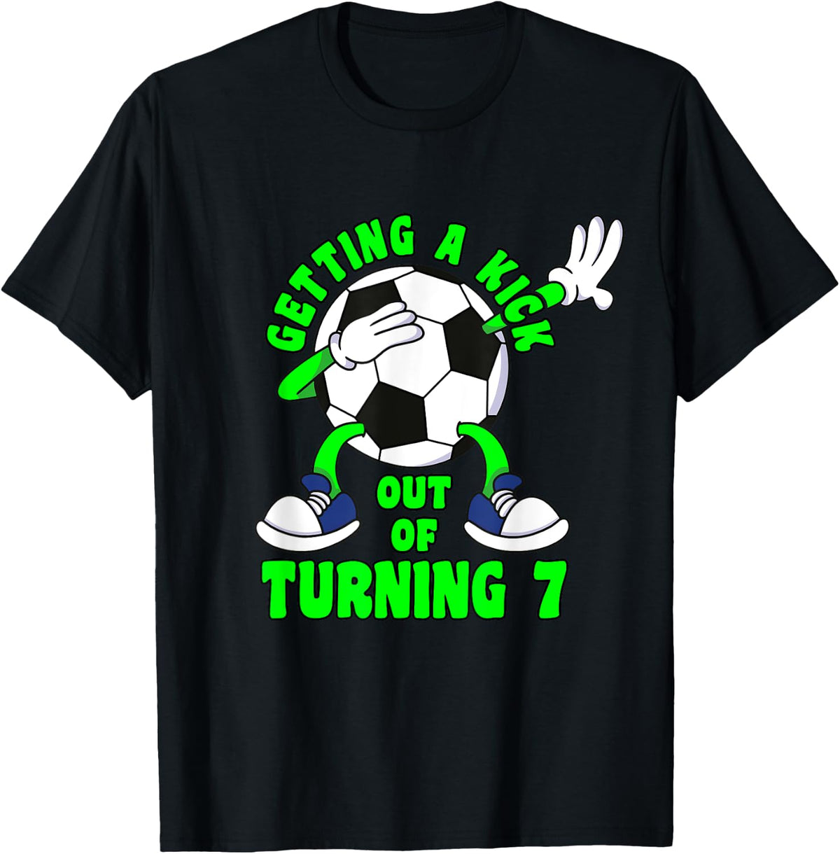 7 Year Old Happy 7th Birthday Soccer 7th Birthday T-Shirt