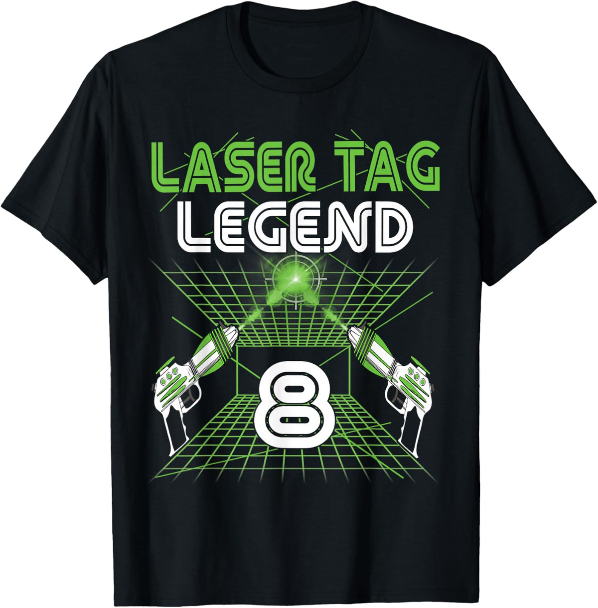 Lasertag Birthday Party - laser tag 8 years birthday T-Shirt