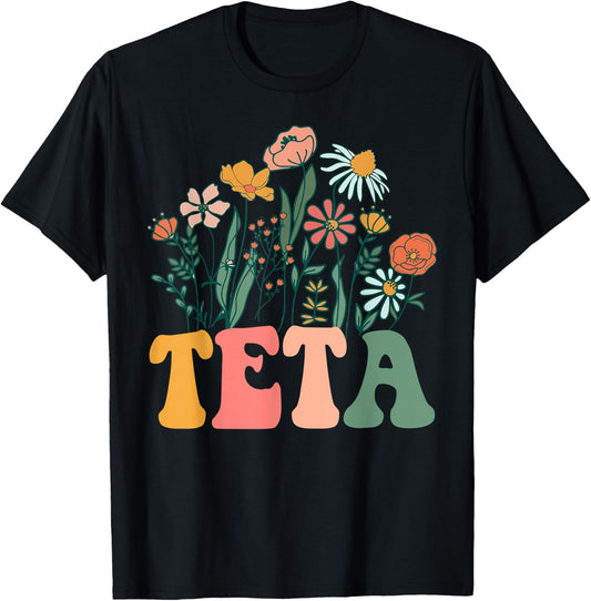 New TETA Wildflower First Birthday & Baby Shower T-Shirt