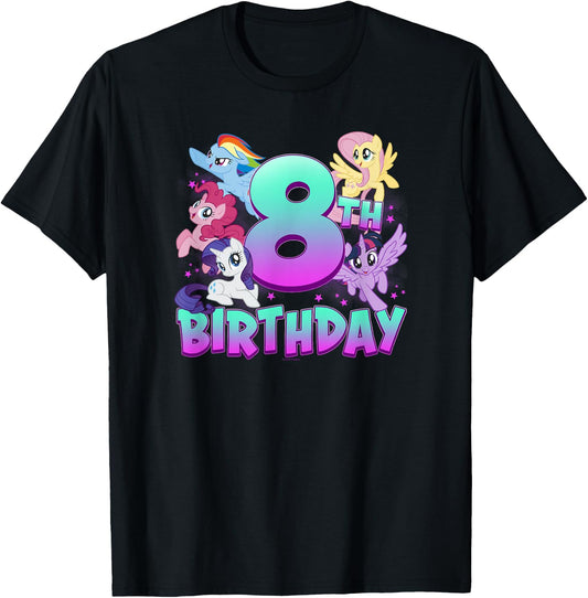 My Little Pony 8th Birthday Group Shot T-Shirt