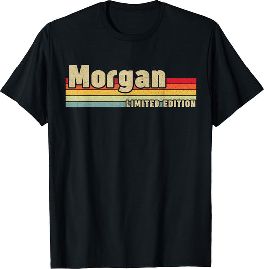 Morgan Gift Name Personalized Birthday Funny Christmas T-Shirt