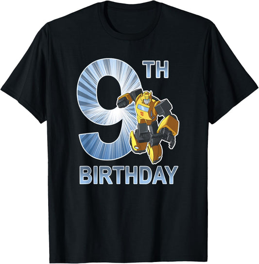 Transformers Bumblebee 9th Birthday Light Fill Poster T-Shirt