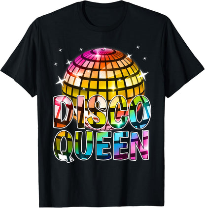 Disco Queen Reunion Best Friend Party Birthday Queen Squad T-Shirt