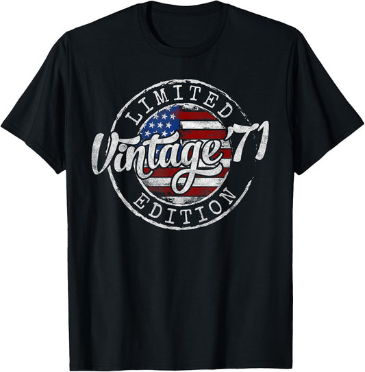 Vintage 1971 54th Birthday Gifts Women 54 Year Old T-Shirt